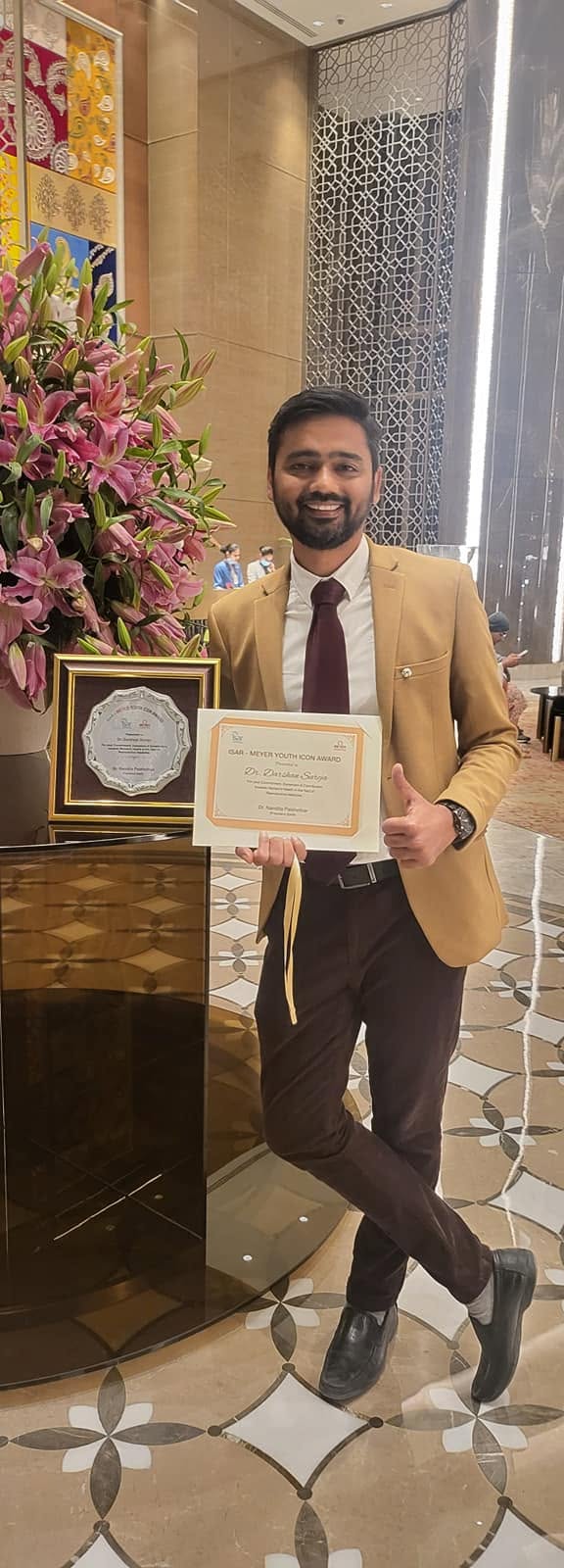 ISAR–Meyer Youth Icon — Certificate — ISAR 2023, Bhopal